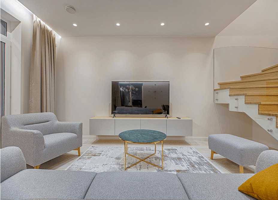 Modern white eco-friendly home